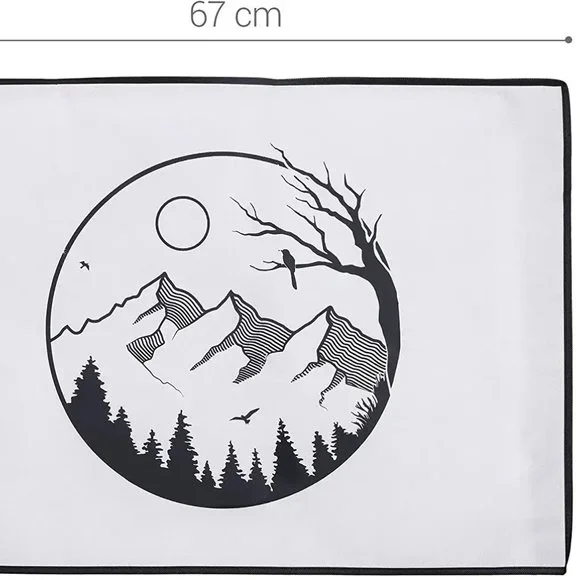 Computer Monitor Cover Compatible with 27-28" Monitor - Relax in Mountains